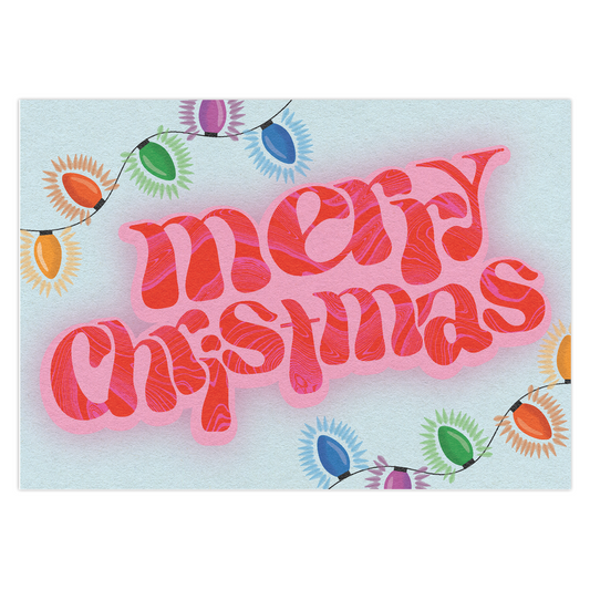 Merry Christmas Lights Card